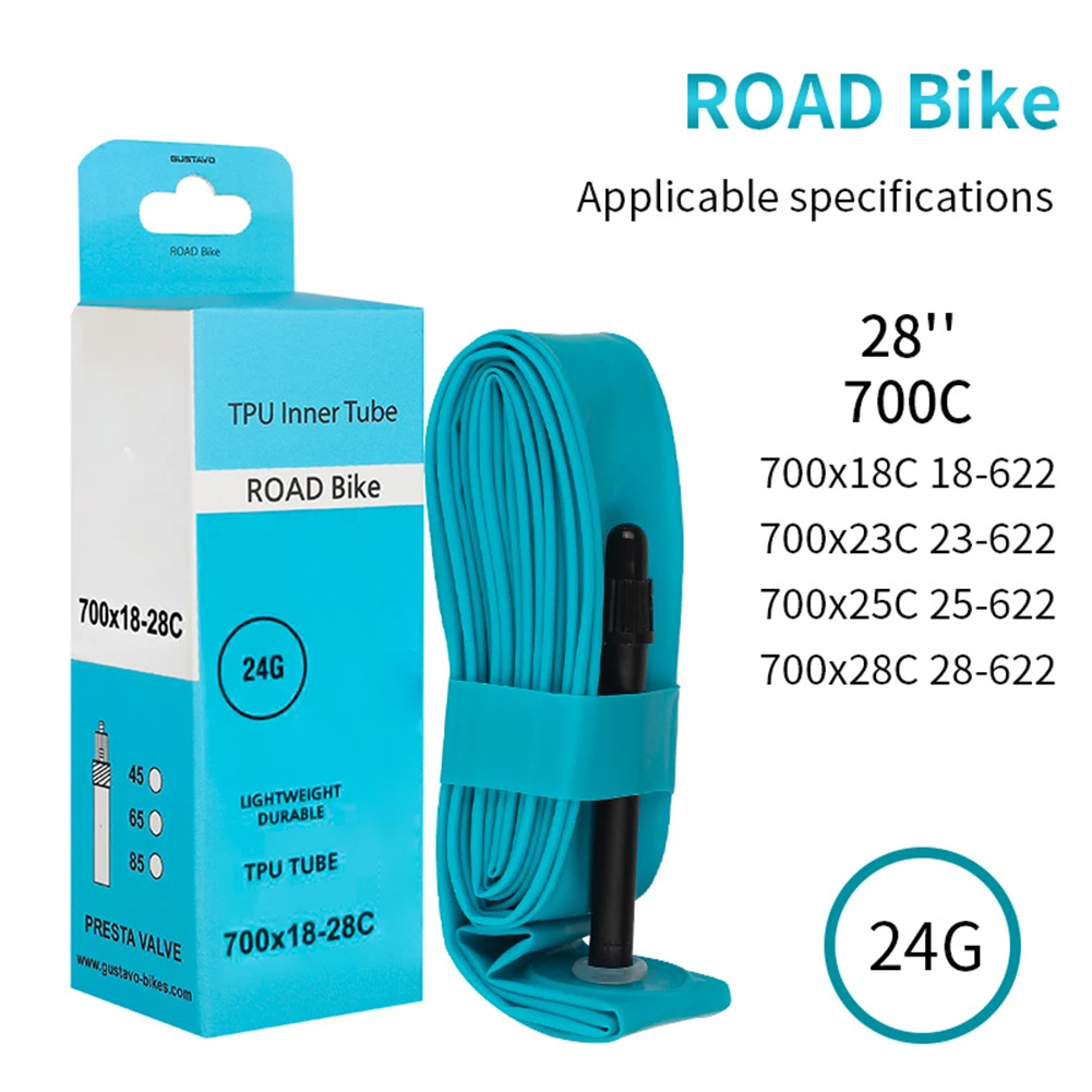 

700X18-28C Inner Tube Presta Valve Tube For Competitive Cycling Resistant To High Temperatures Improved Handling