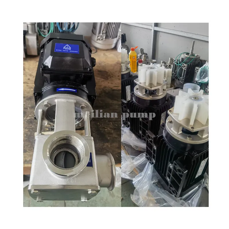 304ss/316L Flexible vane pump with Food grade silicone rubber  flexible paddle pump