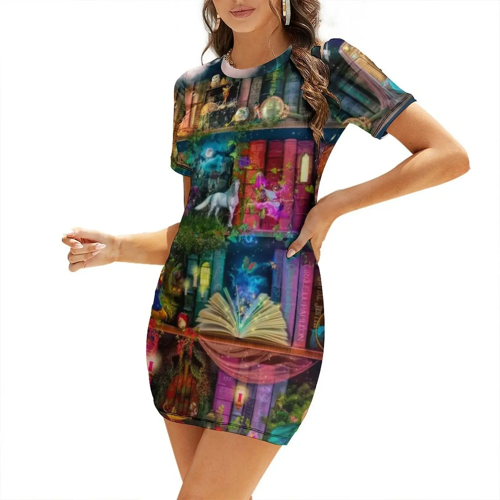 

Whimsy Trove - Treasure Hunt Short-Sleeved Dress summer dress women 2025 beach dress prom clothes Party dresses for women
