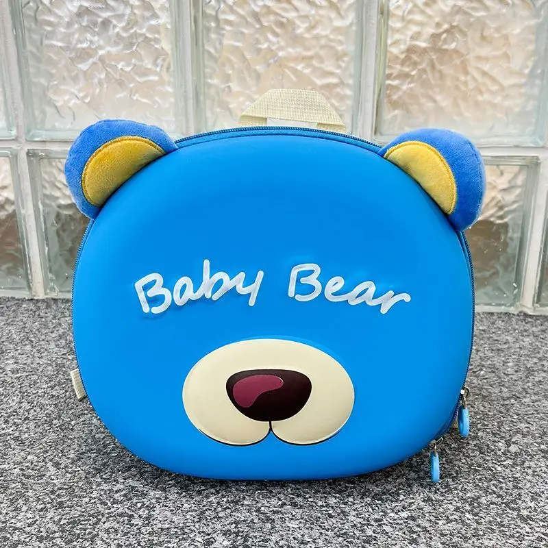 3D Bear Pattern School Bags Preschool Bag Kindergarten Boys Backpacks 2-6 Years Old Children Cute Small Toddler's Schoolbag