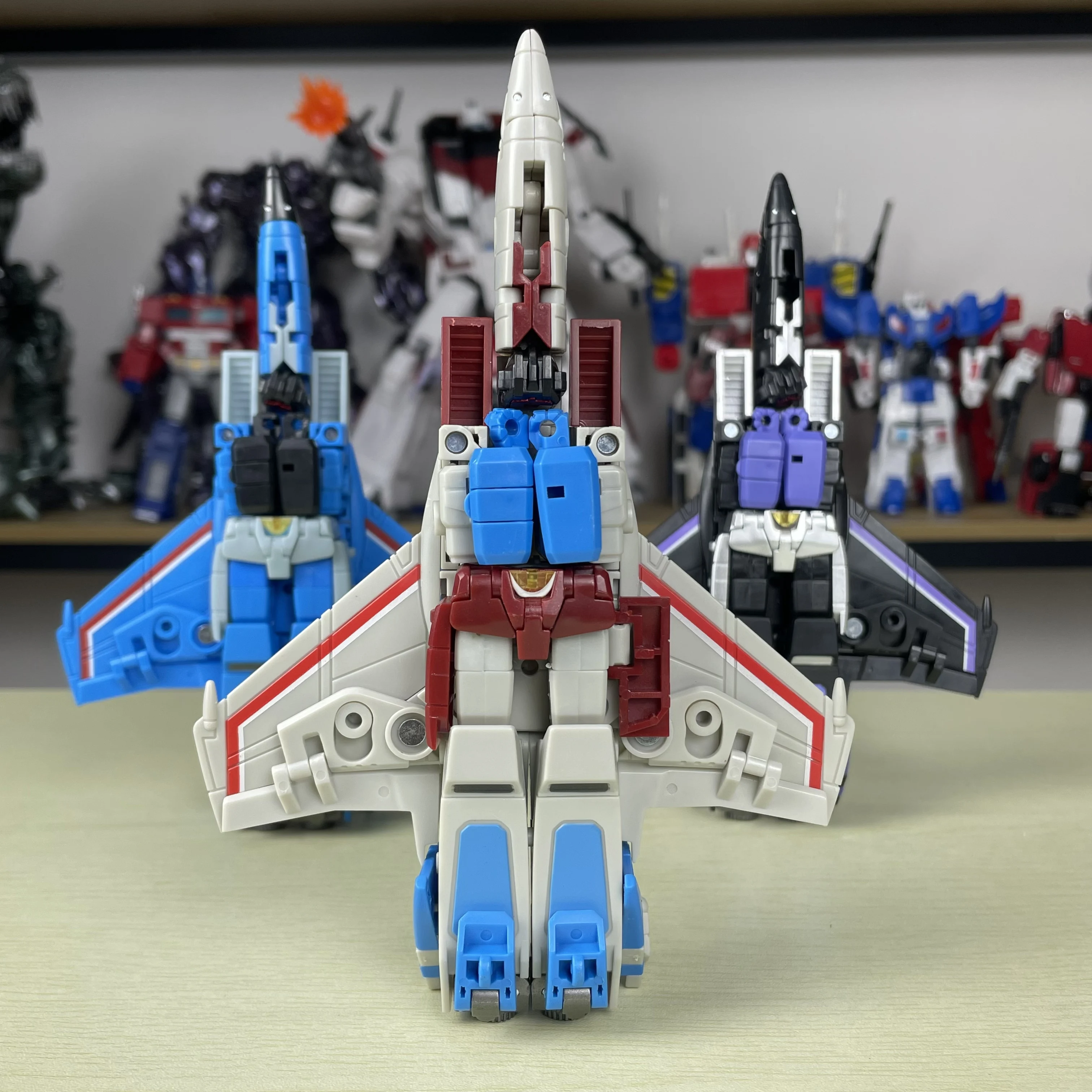 Transformowane zabawki JinBao Flight Squad Red Spider F15 FG01-03 12CM Mini kieszonkowy model wojenny akcja lalki KO kolekcja prezenty