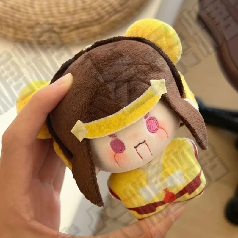 

10cm Anime Game Robot Role Lu Ban Kawaii Cosplay Cotton Doll Starfish Body Keychain Mini Soft Plushies Toy Figures Fans Gifts