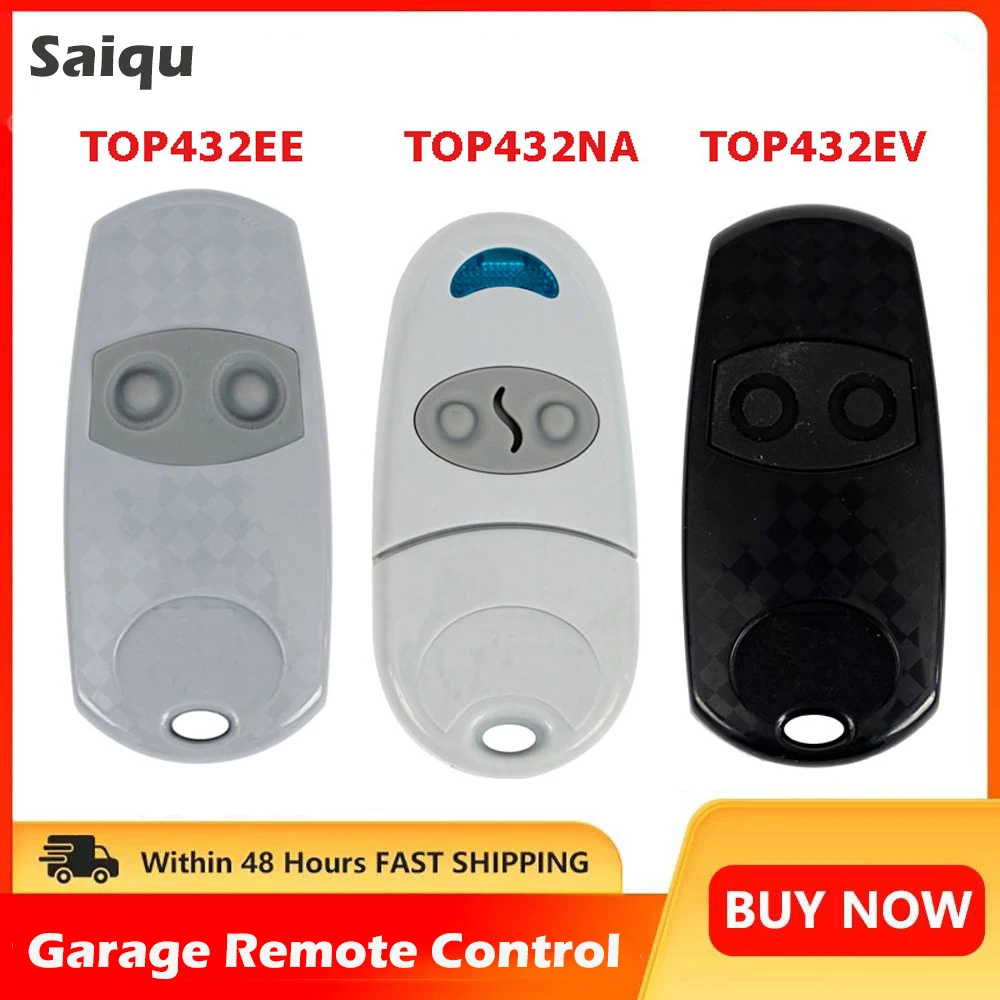 Imagem -01 - Porta Controles Remotos Duplicador 433.92mhz Transmissor Top432na Top432ee Top432ev Garagem Controles Remotos porta controles remotos duplicador 43392mhz transmissor top432na top432ee top432ev garagem controles remotos 01