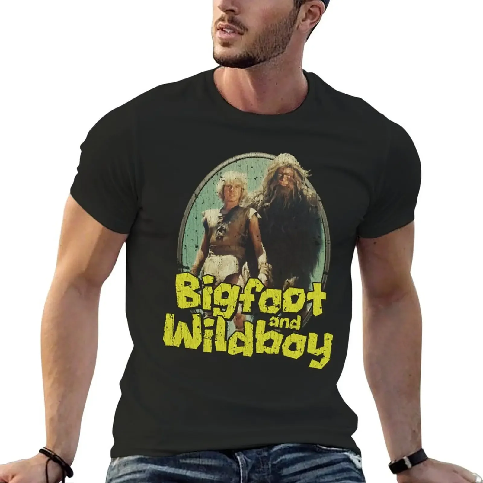 

Bigfoot and Wildboy 1976 T-Shirt animal prinfor boys customizeds tops graphic t shirt vintage heavy weight t shirts for men