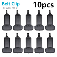 10pcs WLN KD-C1 Plus Belt Clip Holster for KD-C2 RT22 RT22S Walkie Talkie AP-100 Zastone ZT-X6 ZS-B1 TD-M8 RADTEL Accessories