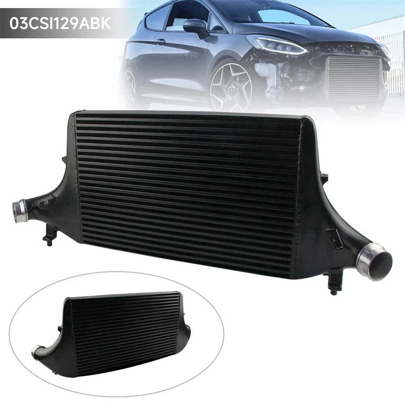 Black Bar & Plate Competition Intercooler For Ford Fiesta Puma ST ST200 MK8 1.5L EcoBoost 147KW/200PS High Performance Aluminum