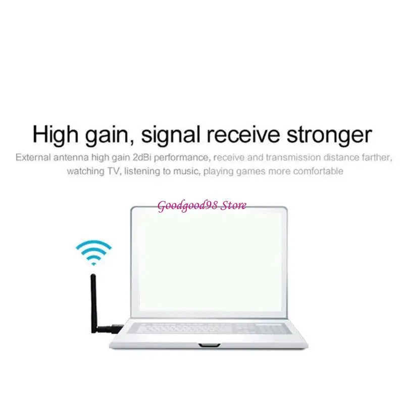 150Mbps Wireless USB Adapter RTL8188 MTK760 for Fast Speed Internet on Desktops and Laptops Easy Installation 