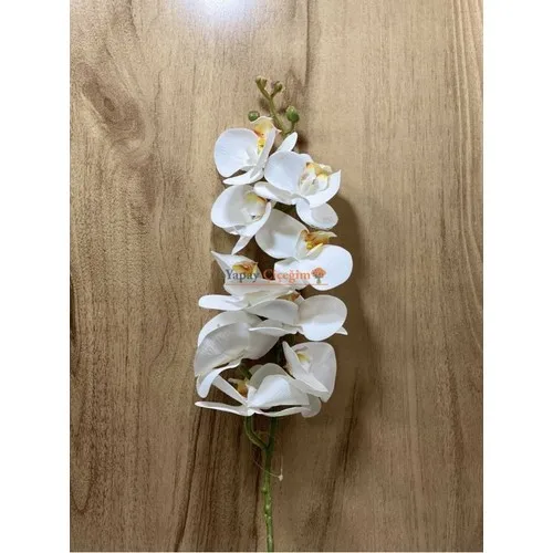 Artificial Pot White Wet Orchid-Artificial Flower