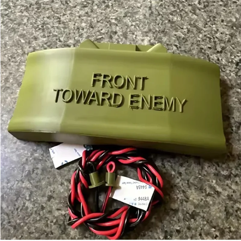 Timbre de puerta ABUL-Ring Cam Claymore Mine, accesorios de minas falsas, réplica para evitar interruptores, timbre de broma para el hogar