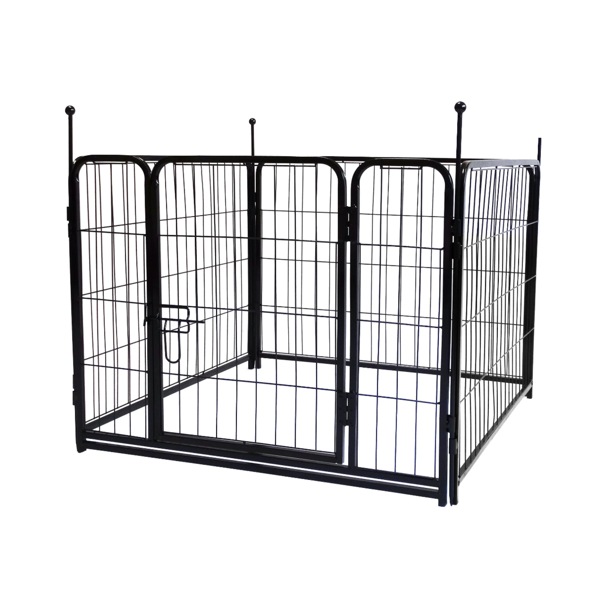 Heavy Duty Metal Dog Playpen Foldable DIY Modular Pet Fence For Indoor Outdoor Portable Puppy Exercise Pen Iron Dog Run