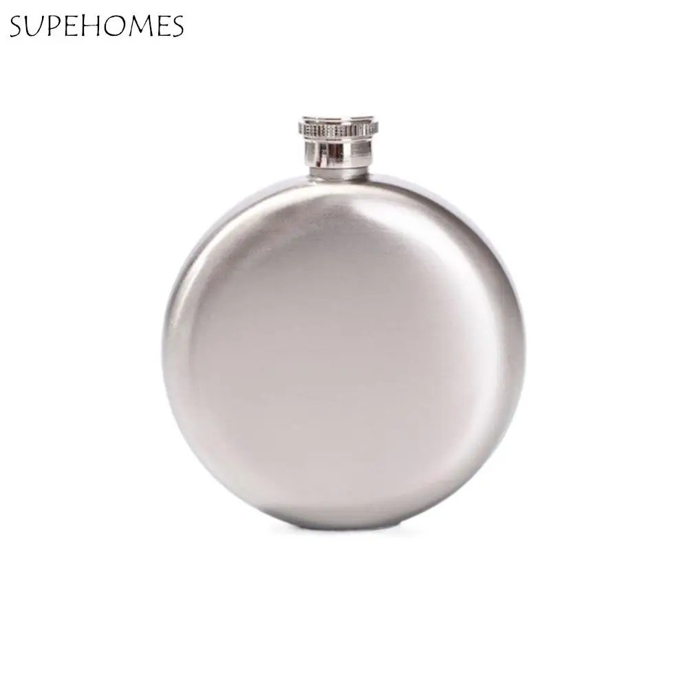 

Drinkware Accessories 5/8 Oz Round Whiskey Flask Leakproof Mini Liquor Bottle Stainless Steel Pocket Wine Flagon Outdoor