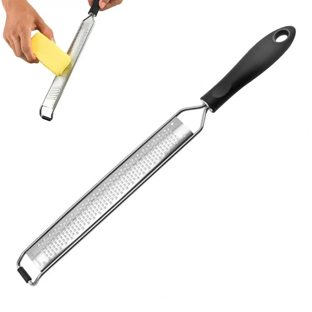 Non-rust Kitchen Shredder 304 Stainless Steel Kitchen Grater with Anti-slip Handle Multi-function Zester Cheese Grater Heavy