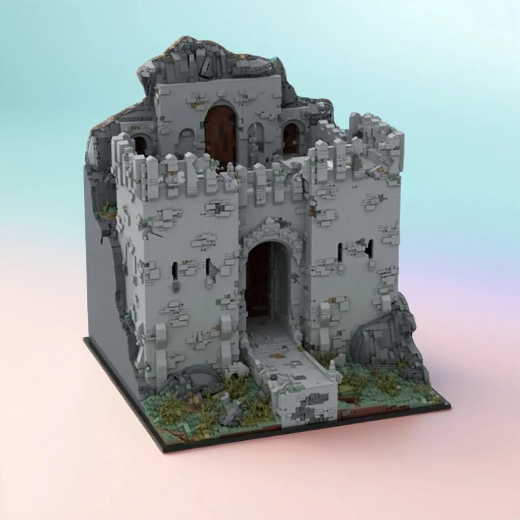

13669pcs MOC Castle Series Finwer Castle Medieval Architecture DIY Model Building Blocks Birthday Toys Gift