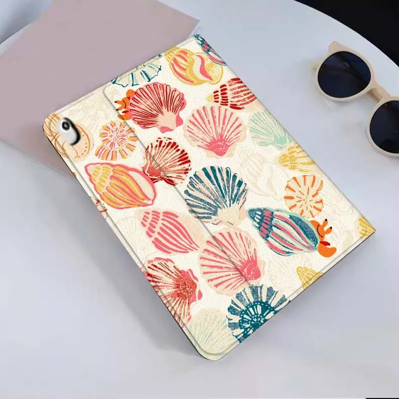 

Shell Graffiti Art Pattern Case For iPad Air Mini 9.7 2 4 5 11 6th 7th gen 13 3 1 2 4 5 6 7 7.9 10.9 10.5 Inch Tablet