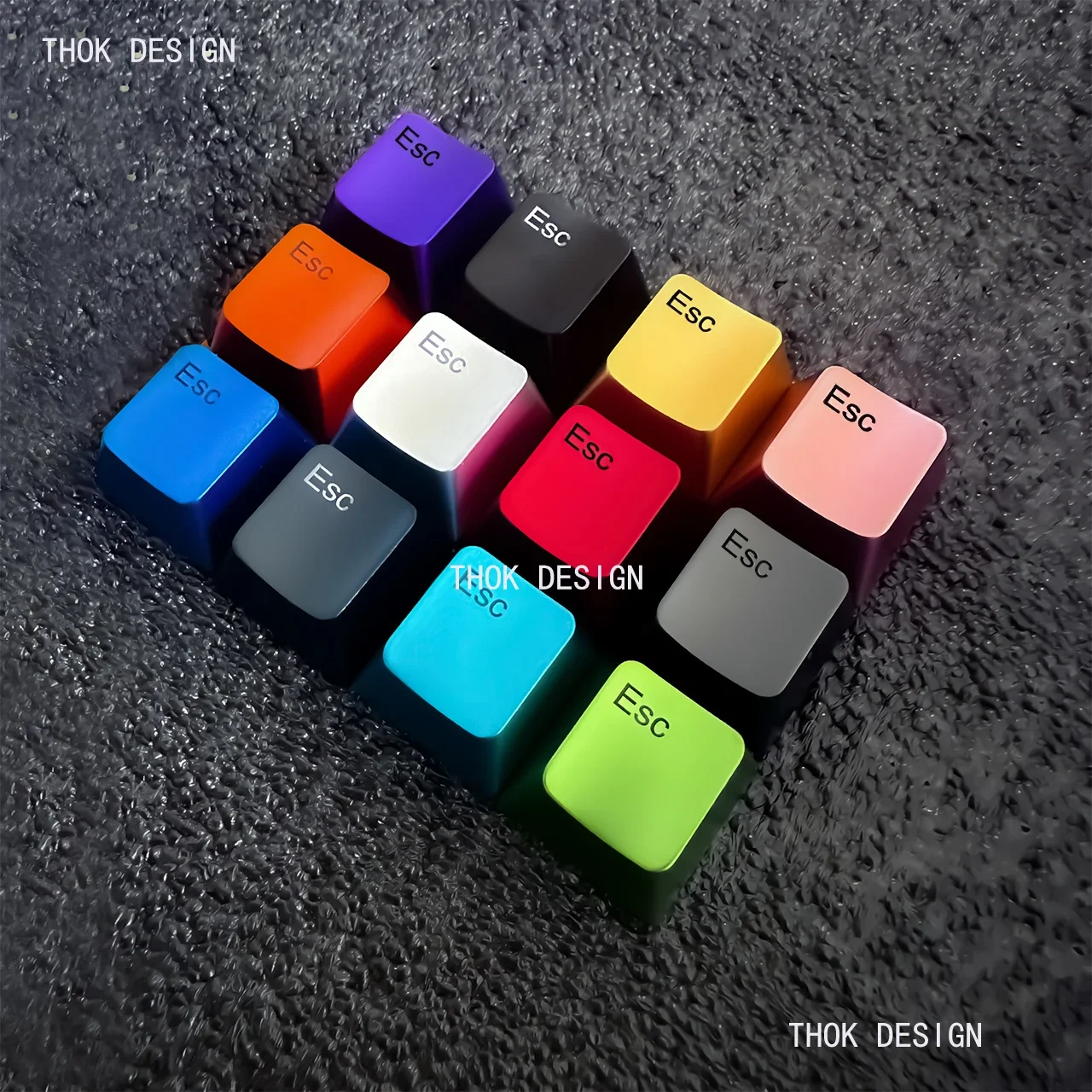 

Silver Metal Keycaps - Esc Aluminum Keycaps Color 12 Colors