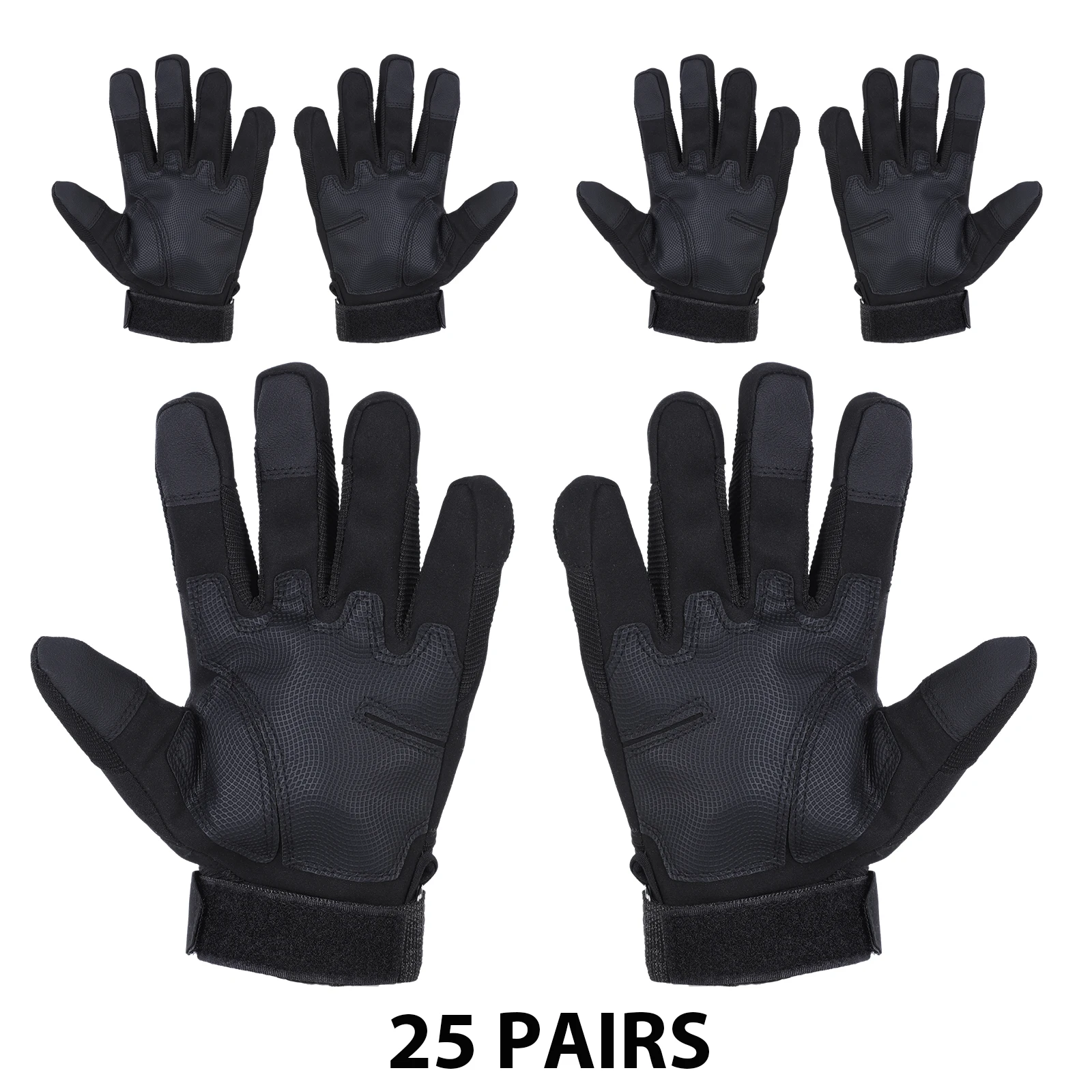 

Motorcycle Gear for Men Women Touchscreen Motorbike Gloves with Hard Knuckle & Adjustable Wrist for Airsoft Paintball Range Work