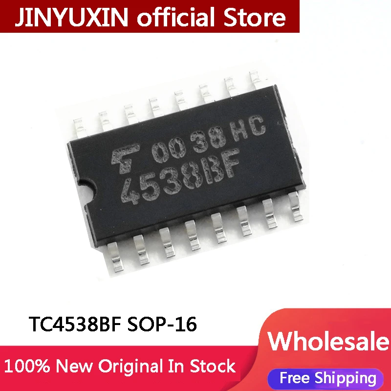 10-100Pcs New Original TC4538BF 4538BF Patch SOP-16 wide body 5.2mm multi-resonant IC Chip Wholesale Stock Free Shipping