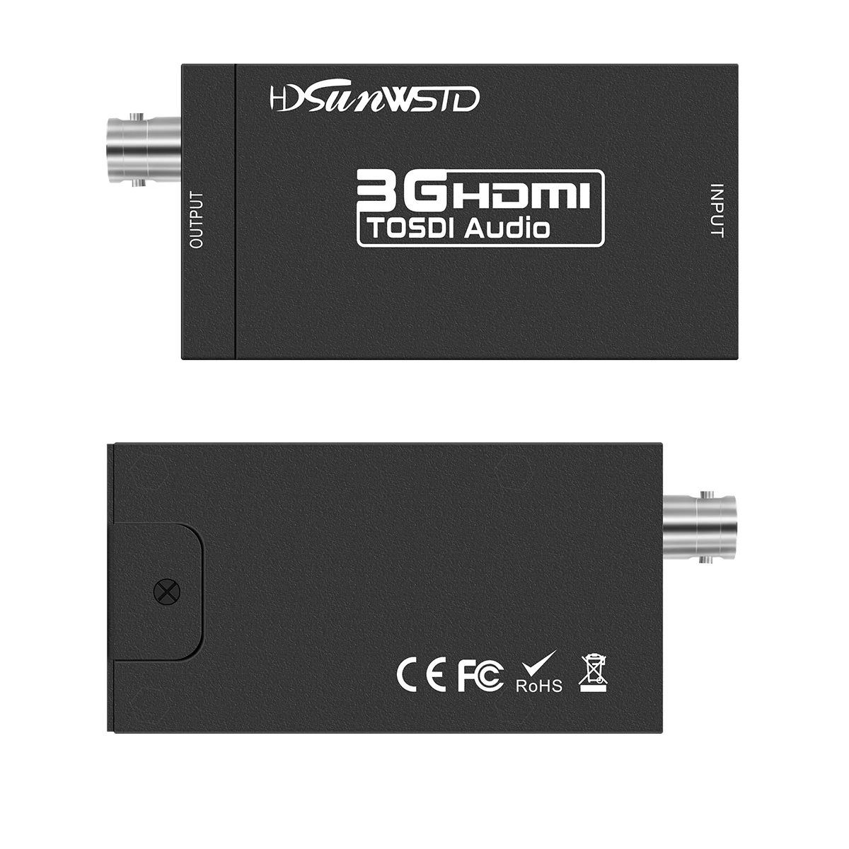 Wiistar HDMI to SDI Converter Adapter SDI to HDMI BNC SD/HD/3G-SDI 1080P Multimedia HD Video Converter