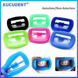 KUCUDENT Dental Soft Silicone Mouth Openers Orthodontic Intraoral Lip Cheek Retractor Expander O Type Dentistry Accessories