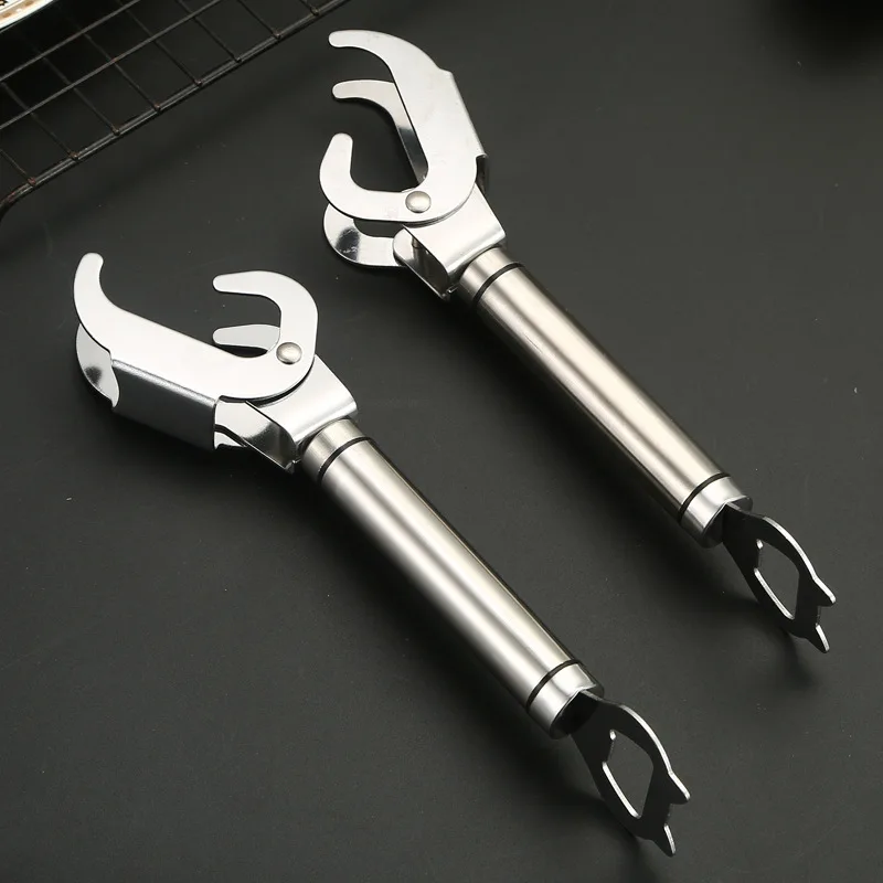 2 In 1 Stainless Steel Anti-Scald Clip,Bottle Opener,Multipurpose Bowl Dish Pot Holder,Anti-Hot Clip Lifter Kitchen Accessories view 4