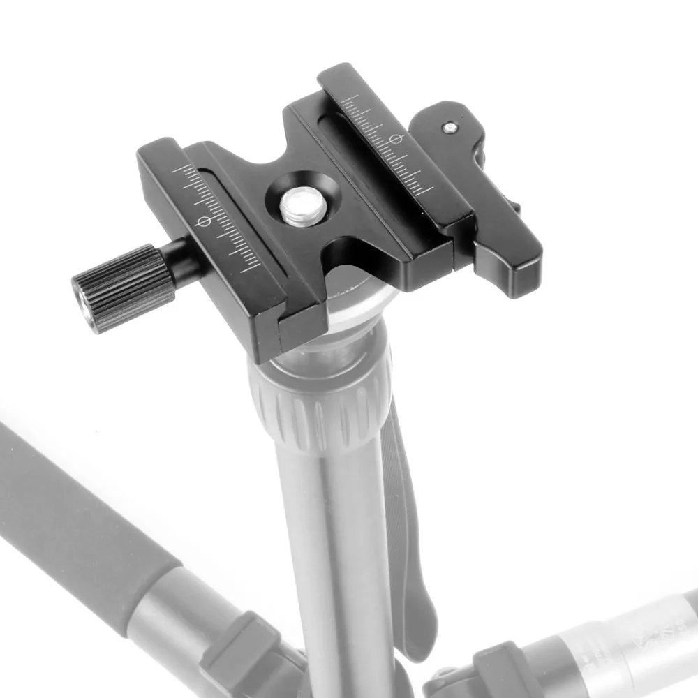 Kamera L Halterung Schnellwechselplatte 1/4" Schraube Schweizer vertikale Filmvideo für Nikon Canon Sony Fuji DSLR Kamera Stativ Kugelkopf – Detail 19