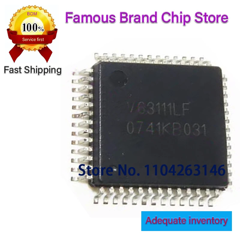 V63111LF 1pcs/lot V63111 QFP-52 HD64F5398F16 H8/539 QFP-112 MC9S12C64VFAE MC9S12C64 QFP48