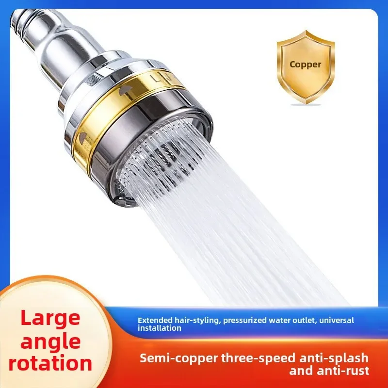 360 Degree Faucet Extender  Rotation Head Water Saver Kitchen Sink Flexible Tap Spray Head Home Extended Spray Filter