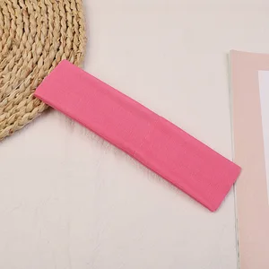 Dehnbare elastische Sportbänder für Frauen für Frauen, monochrome Stirnbänder, Haarzubehör, Yoga, Tennis, Fitness, Großhandel 8 Hauptverkaufshaar Großhandel - №3