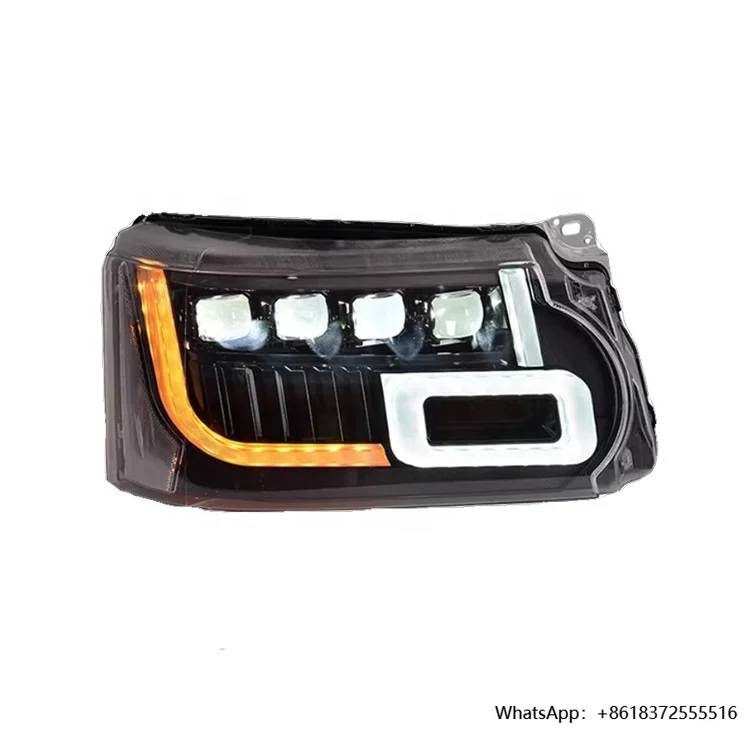 

daCar Accessories 2005-2013 Upgraded 2018 Headlight Plug and Play Head Lamp LED Headlights for Land Rover Range Rover Sport