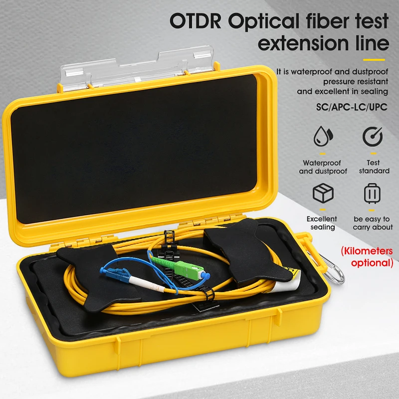 

OTDR Fiber Tester SC/APC-LC/UPC Test Extension Cable Fiber Jumper Box 500M 1000M 2000M