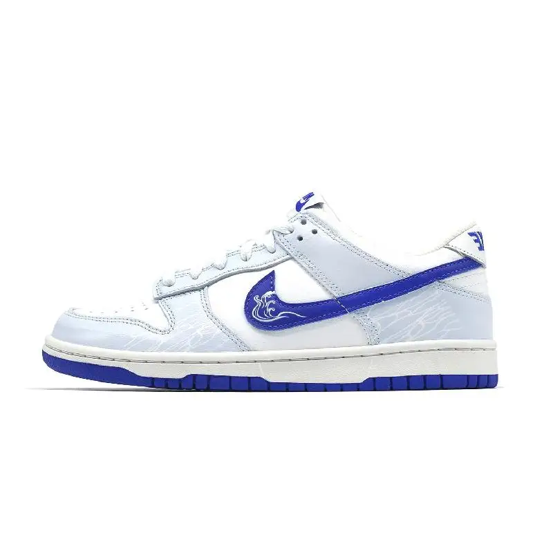 

【Настроить】Nike Dunk Обувь для скейтбординга Мужские низкие синие/белые кроссовки DV0831-104