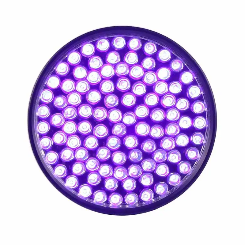 Przenośna latarka UV 100LED 51LED 12LED latarka ultrafioletowa 395nm czarne światło zewnętrzna wodoodporna suszarka lampa utwardzająca światło