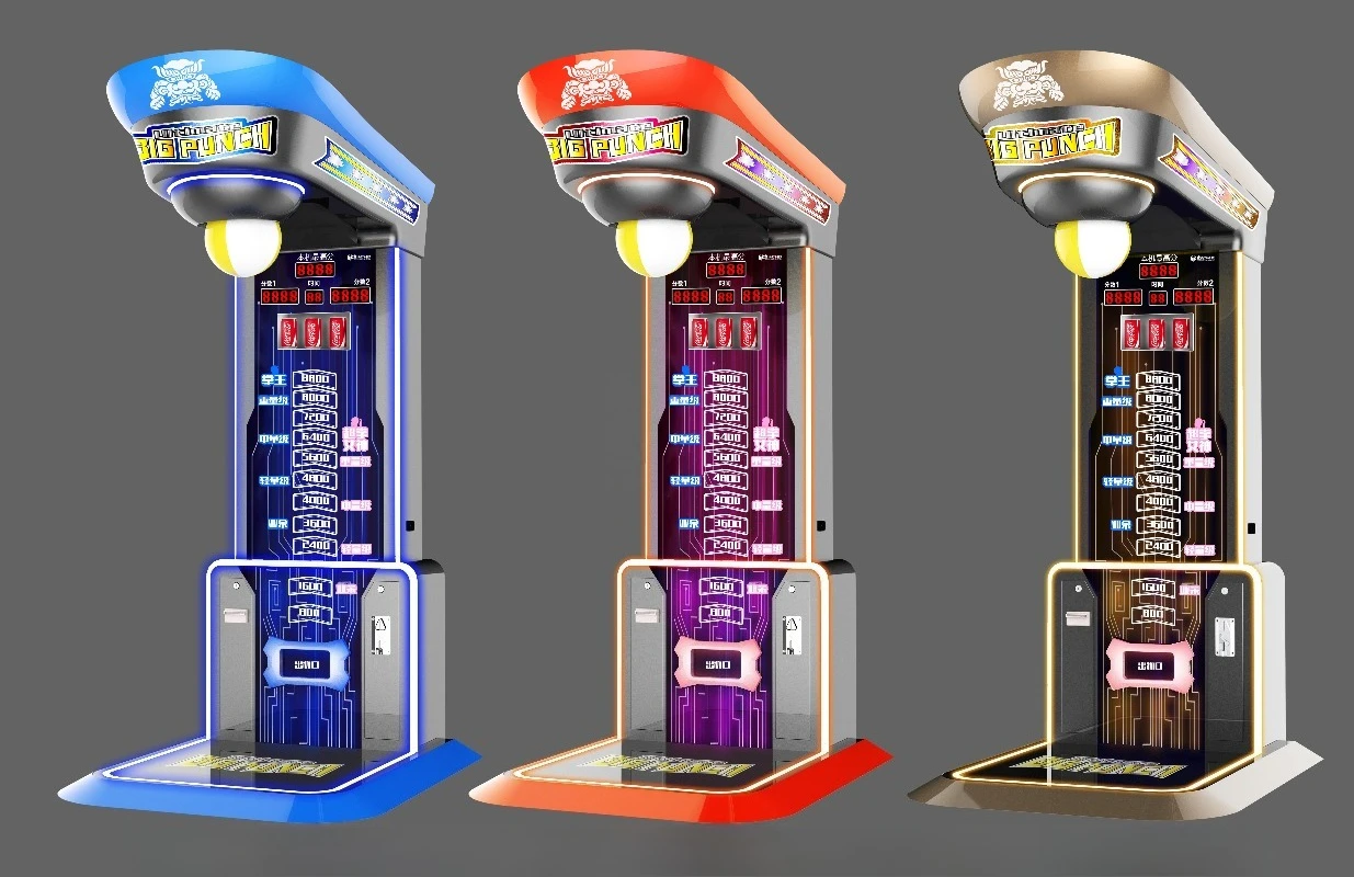 New Ultimate Big Punch Arcade Boxing Game Ticket Cock Redemption Machine Made in China for Sale Custom