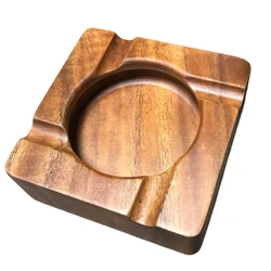 Walnut Cigar Ashtray Home Ashtray Cigar Accessories Smoking Accessories