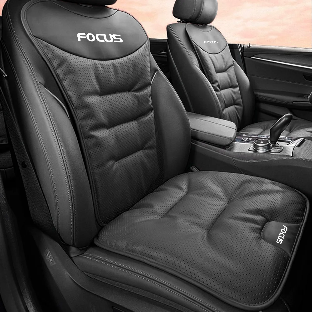

Leather Car Seat Covers for Ford Focus ST Mk2 Mk3 Mk4 Four Seasons Front/Rear Seat Protect Car Seat Cushion Pad Auto Accessories