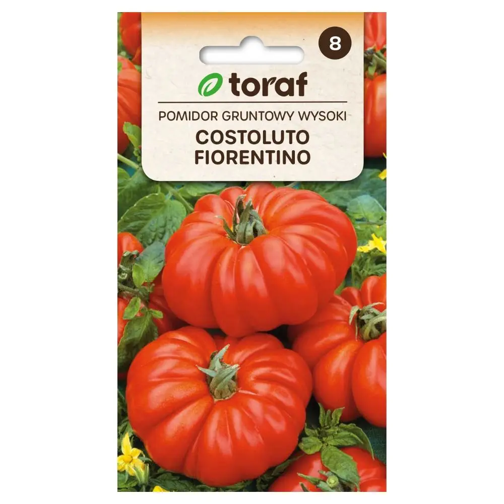 Tomatensamen Costoluto Fiorentino 0,3g TORAF, große gerippte Früchte, für den Boden und unter dem Vordach
