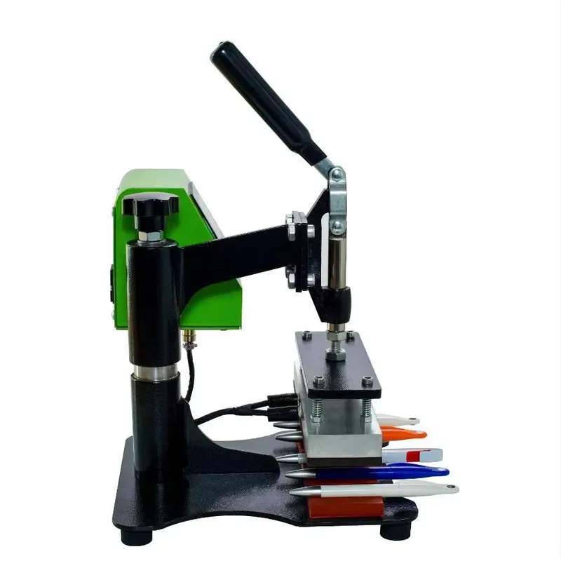 10IN1 Mold New Mini High Quality Thicker Aluminum Low Price Small Printing Logo Pen Swing Away Heat Press Machine AP1911