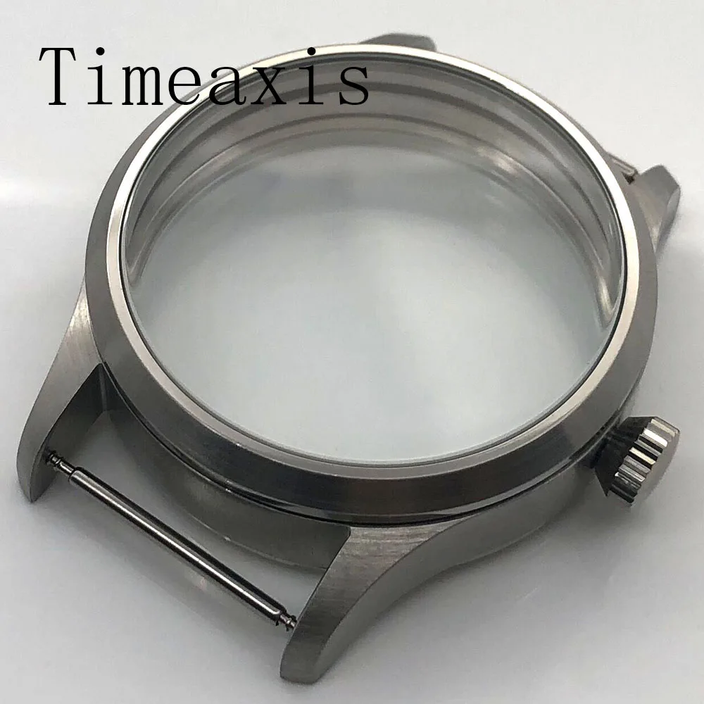 

Корпус для часов Timeaxis 42 мм из нержавеющей стали, совместимый с механизмами ETA6497/6498 ST3600