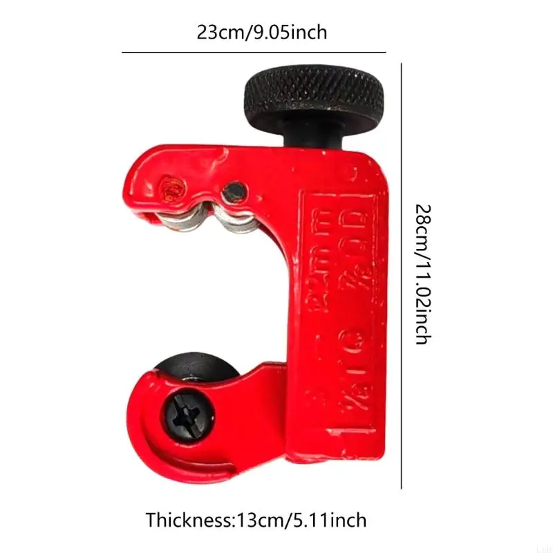 Mini cortador tubo acero inoxidable mano Herramienta corte tubería metal 3-22 mm para proyectos y L4MF