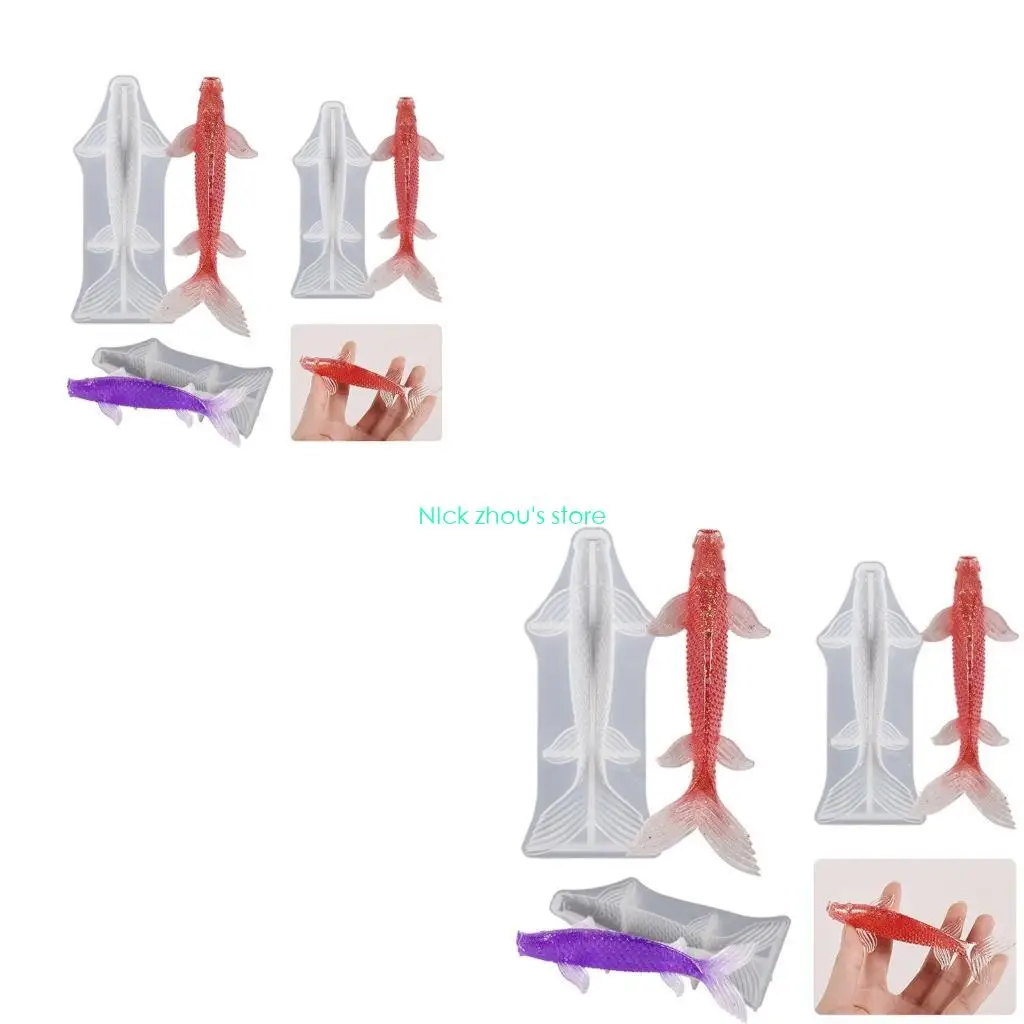 

E15E Diy Большая рыба настенный кулон украшения рабочего стола украшения эпоксидной силиконовой формы