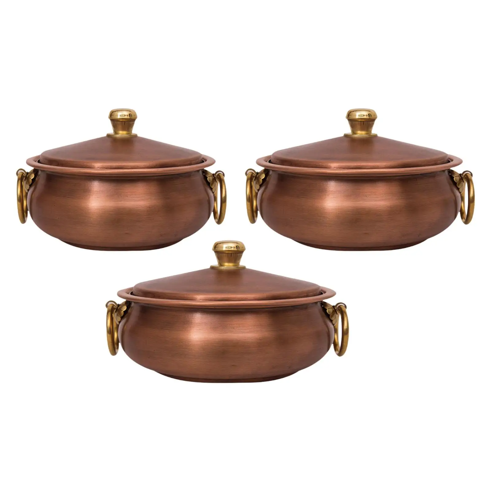 Pure Copper Pot Stable Casserole Dish for Boiled Mutton Restaurant Gift