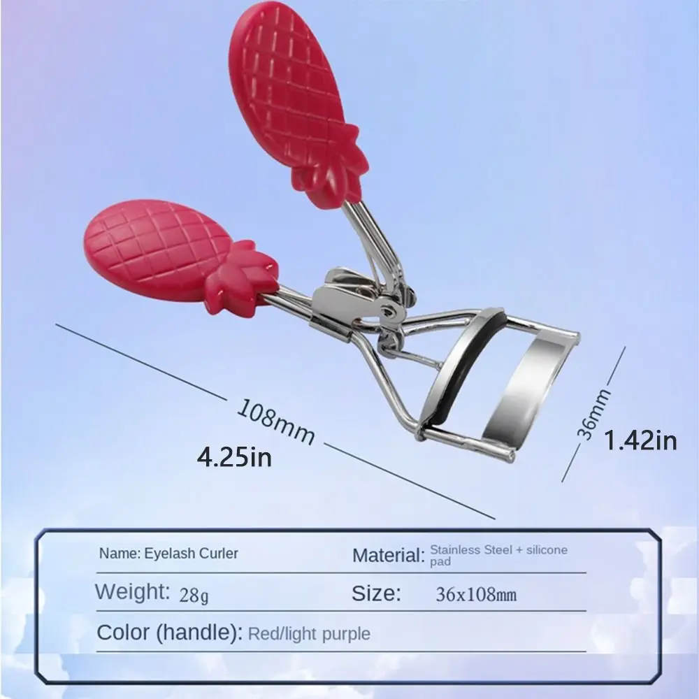 Natuurlijke Krultang Ananas Handvat Wimpers Pincet Langdurige Creatieve Wimper Opgeheven Clip Zweven In De Lucht
