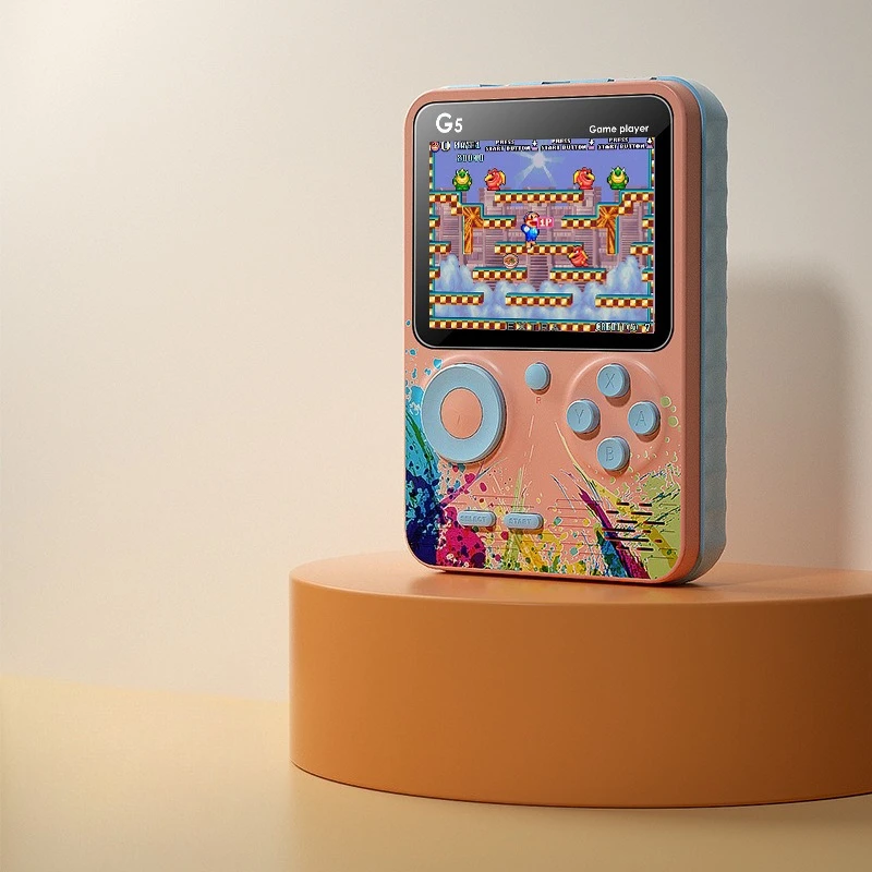 Новая портативная игровая консоль с двойным телевизором, портативная контр FC, большой экран, классическая ностальгическая ручка, портативная G5