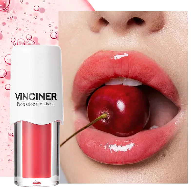 VINCINER 7 colori idratante lucidalabbra texture lucida riparazione illumina le labbra resa cromatica a lunga durata rossetto liquido moda