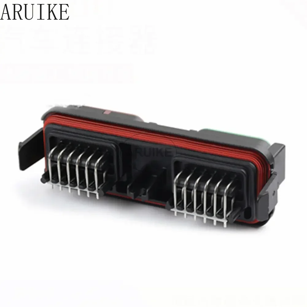 DTM13-12PA-12PC-R008  24 Pin Waterproof Connector Bend  Seat Wiring Terminal DTM Black Type PA66