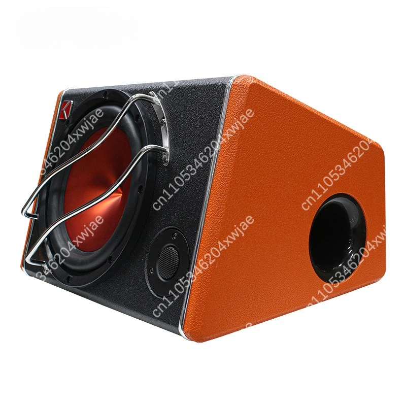 

10-дюймовый автомобильный сабвуфер 12В, мощный трапециевидный активный басовый динамик для модернизации автомобильной аудиосистемы, оптовая цена