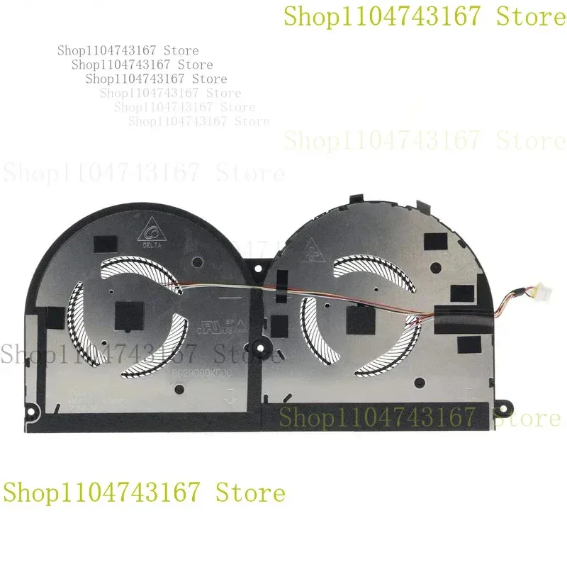 لديل استبدال مروحة تبريد الكمبيوتر المحمول وحدة المعالجة المركزية لديل XPS 15 9575 9575-7354BLK-PUS سلسلة NS85C05-17E26 DC28000KDD0 0P354T