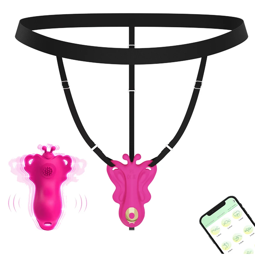 Wearable Butterfly Vibrator Panty Vibrators G-Spot Clitoris Stimulator Female Masturbation Supplies Adult Sex Toys Women for 18+