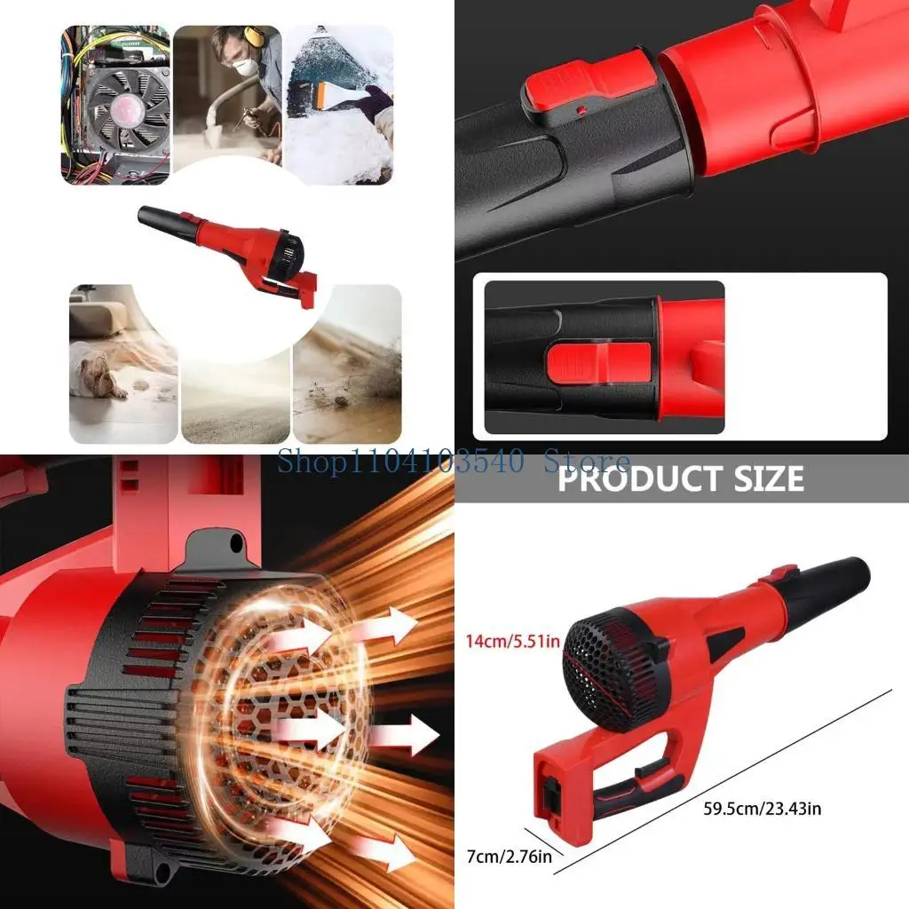 

02DC Sturdy Electric Leaf Blower Cordless Designs Leaf Blower for Easy Outdoor Use