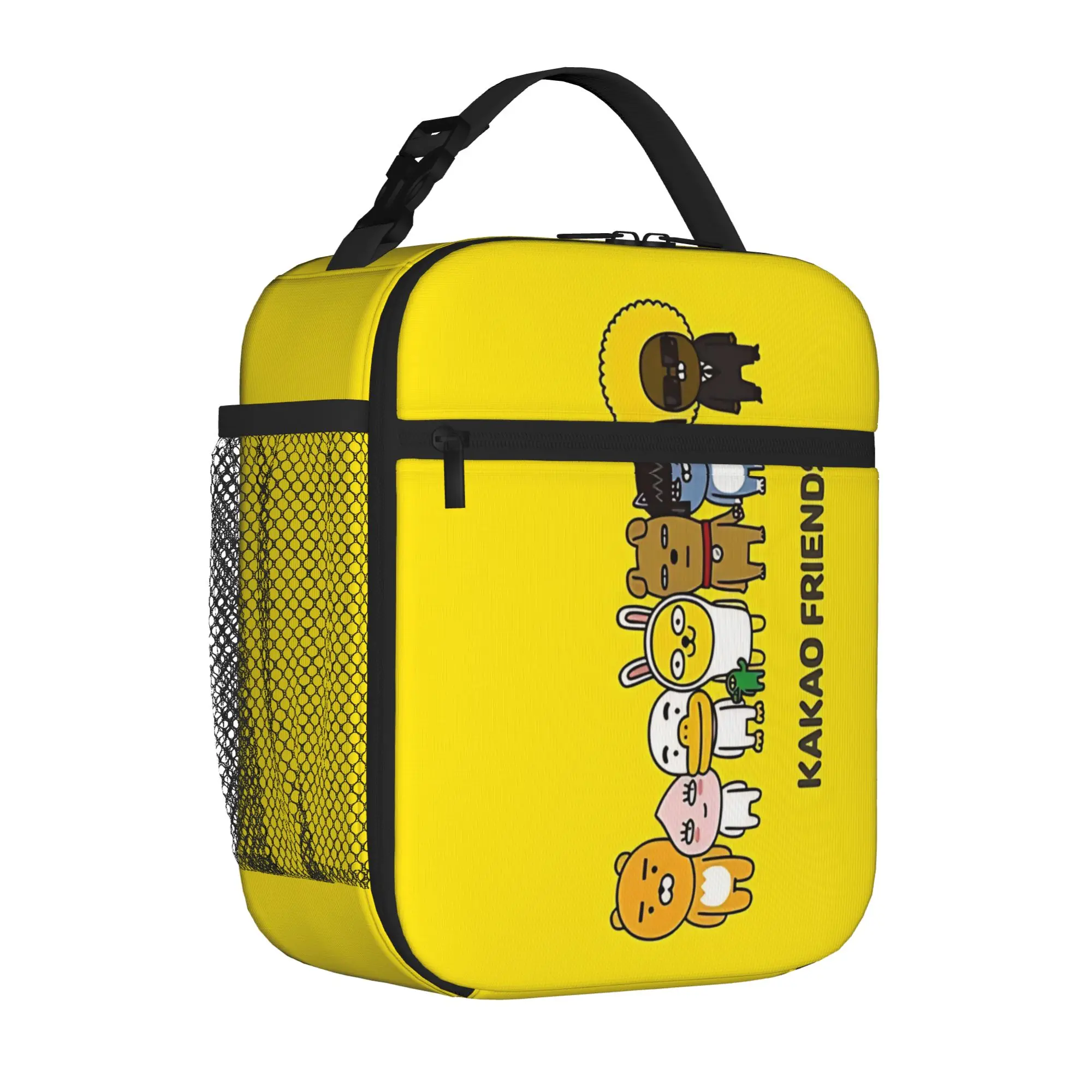 1 Piece For Students Food Container buddies Portable Pocket K-Kakao Zipper Closure Aluminum Foil Food Pouch For Travel